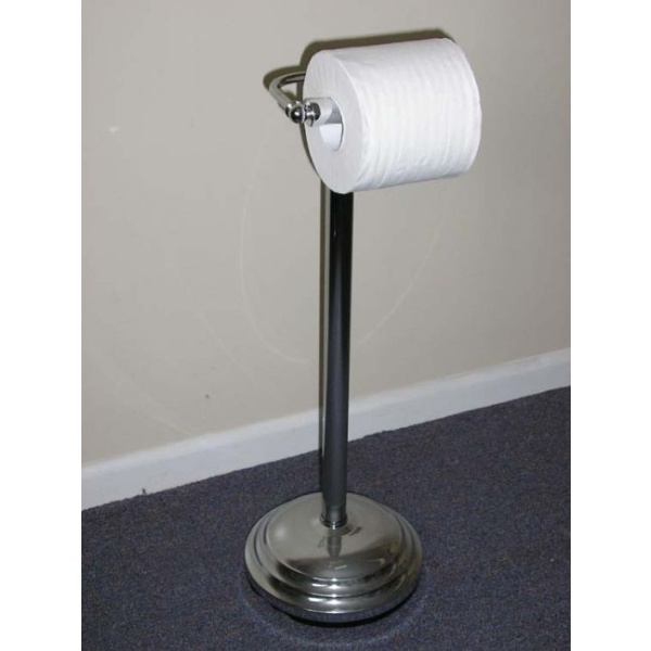 Toilet Roll holder Free standing chrome 40594