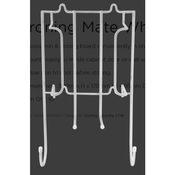 Ironing mate wire plastic coated 1015