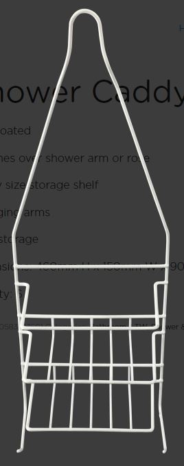 Shower Caddy medium poly coated 1760