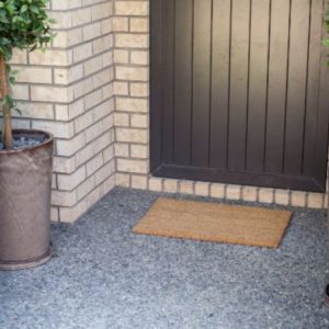 Coir d mat pvc back 60x290cm 17mm thick