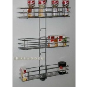 Spice Rack Suction 3 tier Chrome 40264