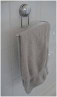 Towel Holder Hand size Suction Chrome 230mm 00652