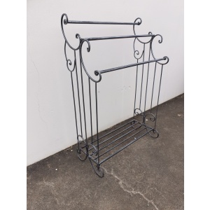 Towel Rack Large Pewter 62x31x92cm M224