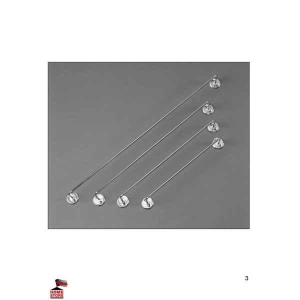 Towel Rail 450mm Long Chrome 2311