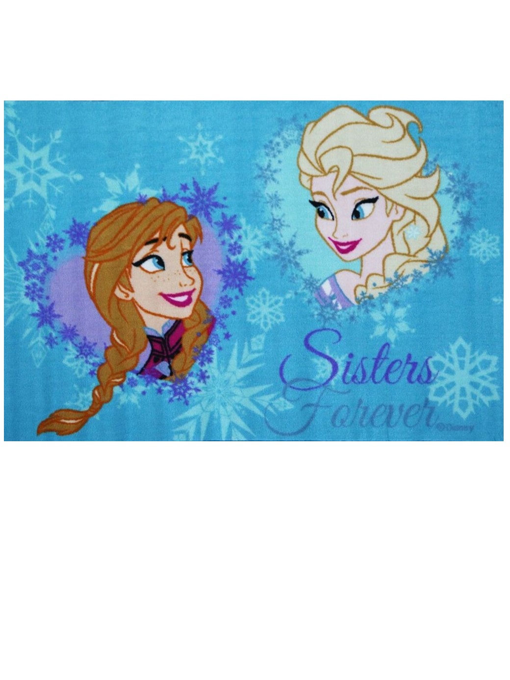 Sisters Forever Frozen Kids Mat 100x150cm 2473