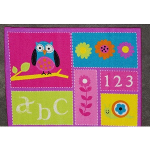 Owl ABC Kids Mat 100x130cm 2569