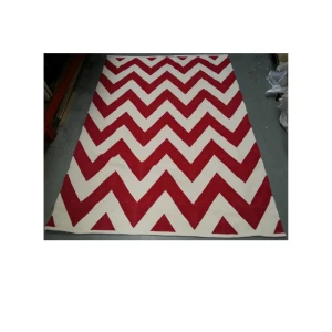 Cheveron 160x230cm Red Ivory 37048