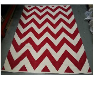 Cheveron 160x230cm Red Ivory 37048