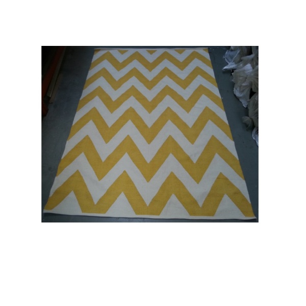 Cheveron 160x230cm Mustard Ivory 37049