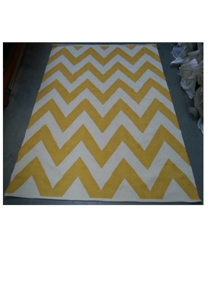 Cheveron 160x230cm Mustard Ivory 37049