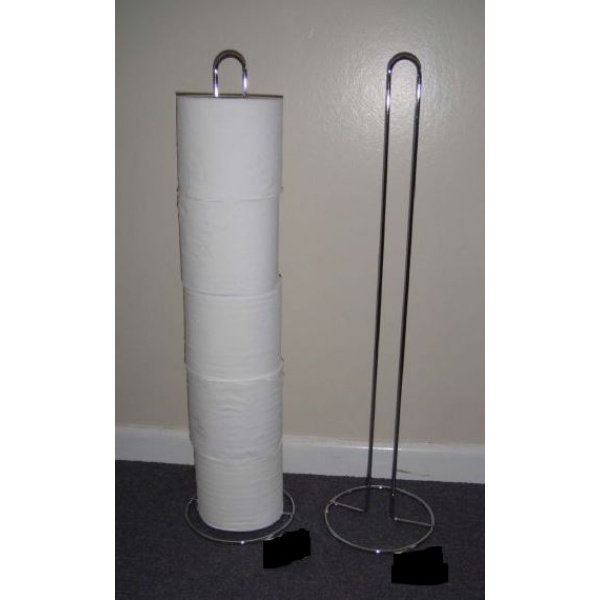 Toilet Roll holder Chrome Stores up to 5 rolls 55cm 40306