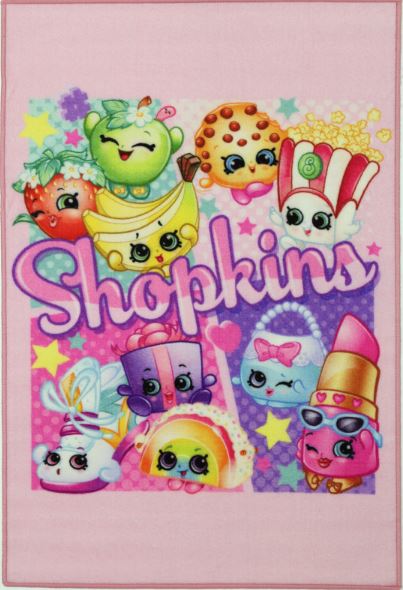 Shopkins Collage Kids Mat 100x150cm 2595