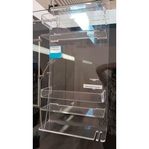 Mensola Acrylic Shower Caddy 700x350x120x8mm