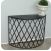 Table Hall Half Round Black 86Wx28Dx65H cm