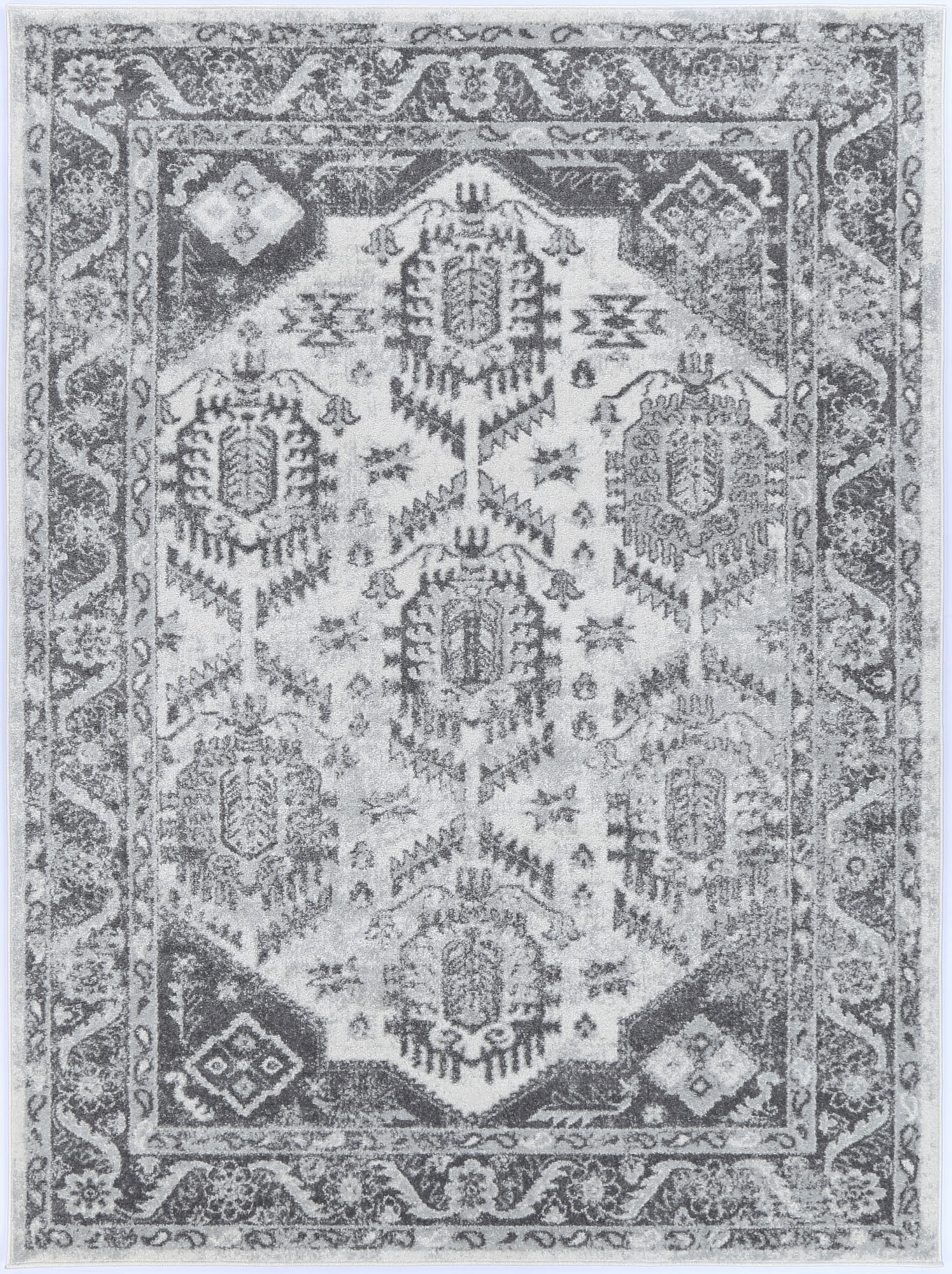 Provence 200x290 Prov03 Cream Lt Grey