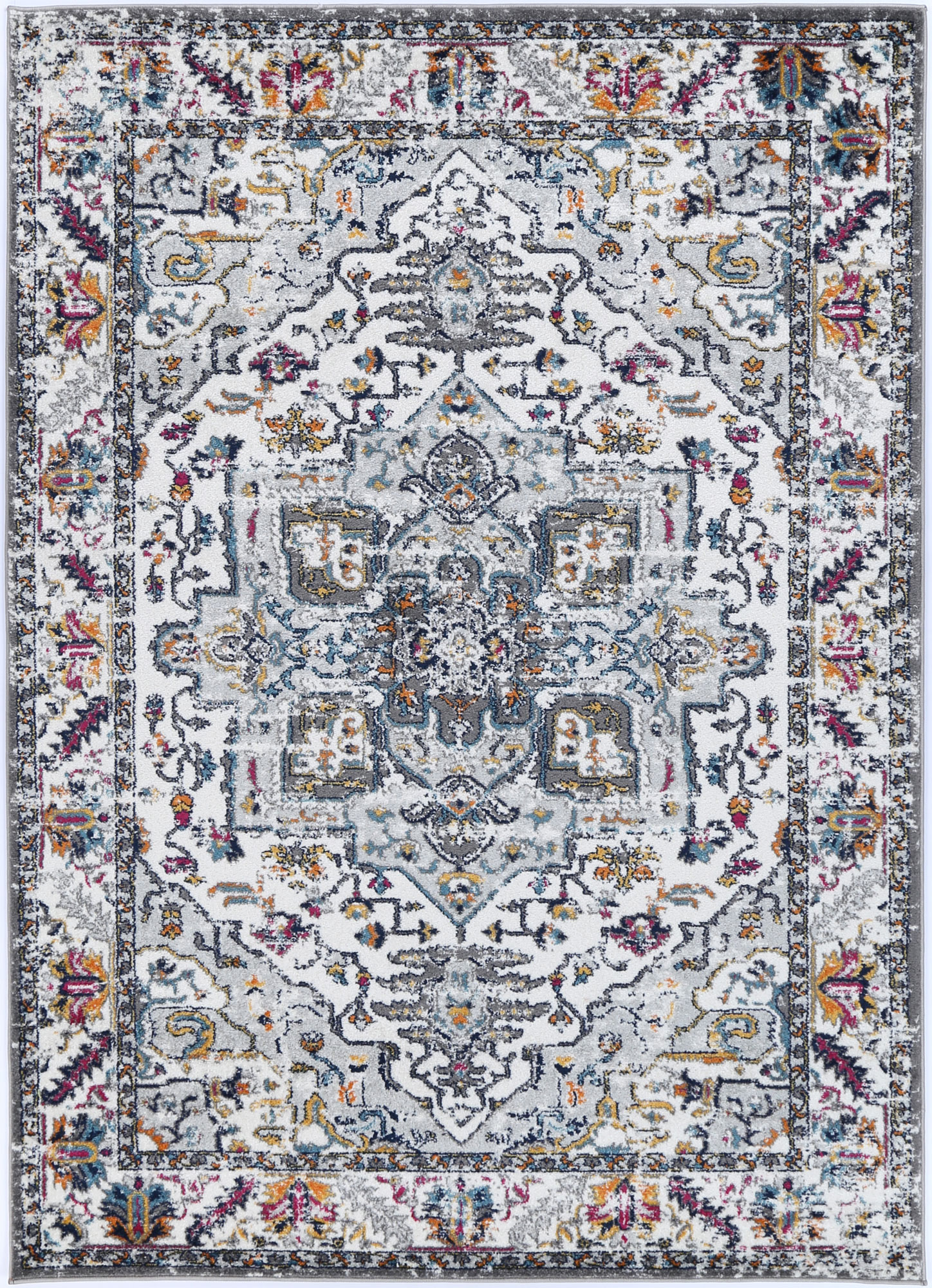 Provence 200x290 Prov04 Cream Lt Grey