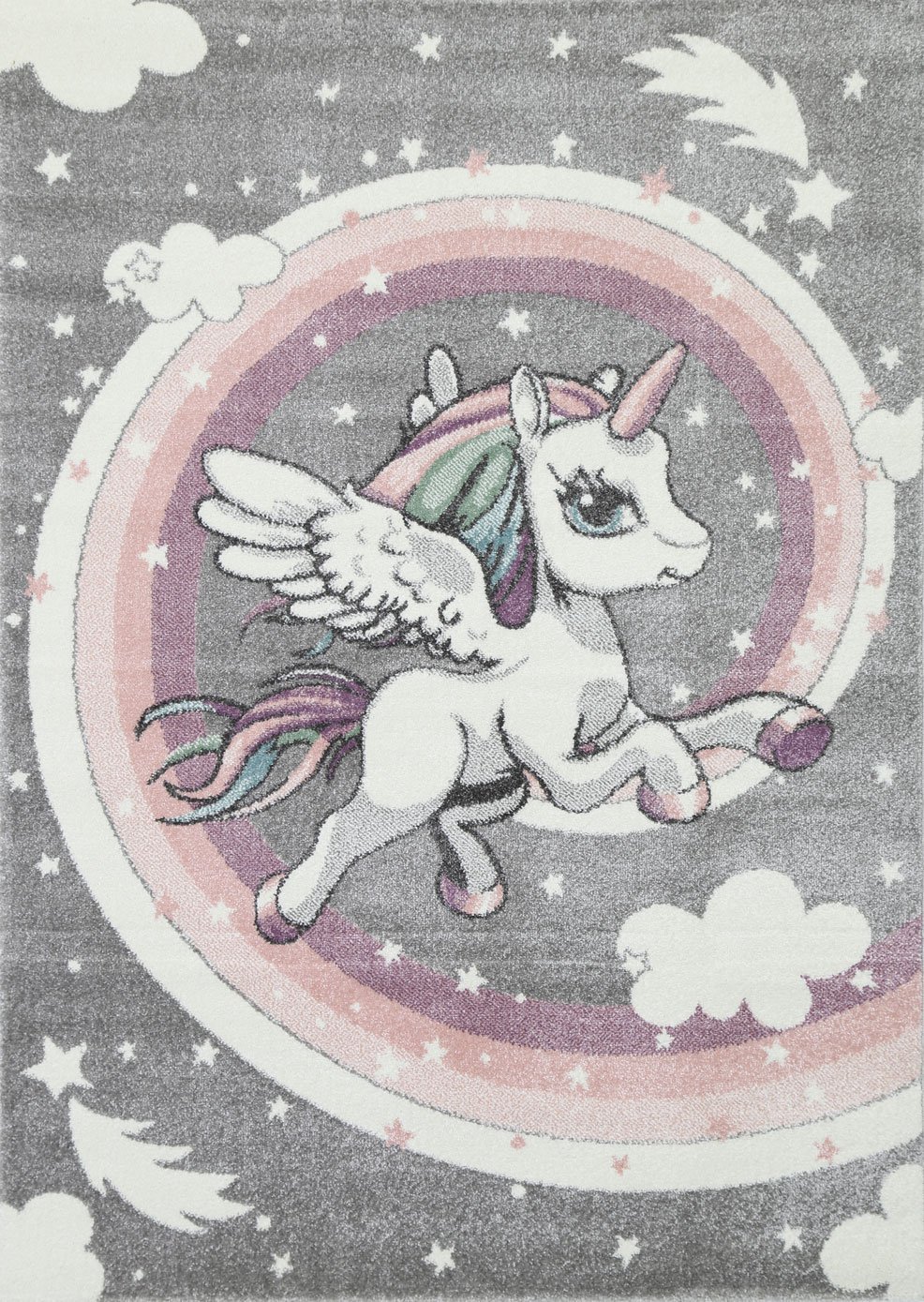 Happy Feet Unicorn rainbow 120x170cm 22392 095