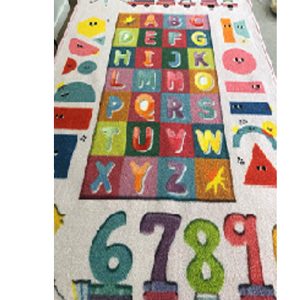 ABC Kids Numbers Grey 100x150cm