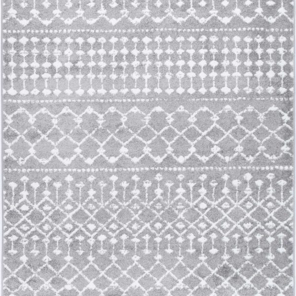 Bergen 200x290 Berg5 Grey White 8424A 12947