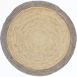 Carpi Jute Grey edge Round150cm