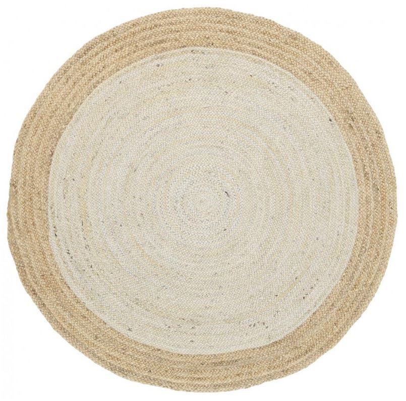 Hampton Jute 150 Round Centre Pearl