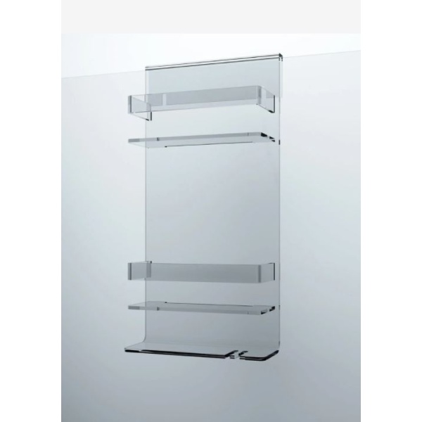 Mensola Acrylic Shower Caddy 600x250x120x8mm