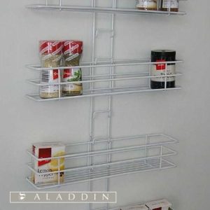 Spice Rack Suction 3 tier white pc 40263