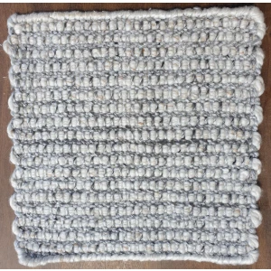 Basket weave in/outdoor Hand woven polyester 200x300cm Ivory/Natural 36071