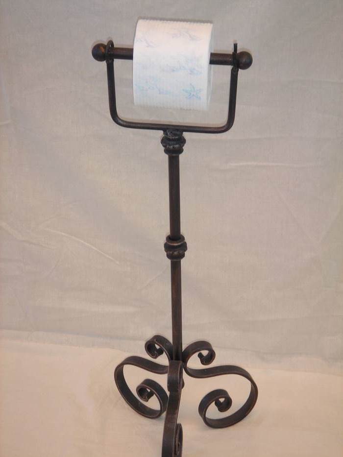 Toilet Roll Holder Pewter 75cm